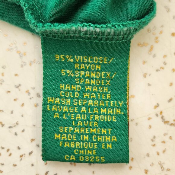 Emerald/Jade Green Y2K Tank top with Gusseted Bust - Picture 6 of 7